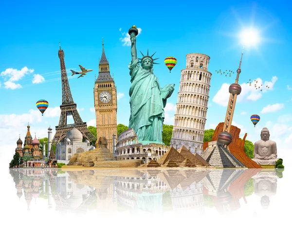 Illustration of famous monument of the world — Stock Photo, Image