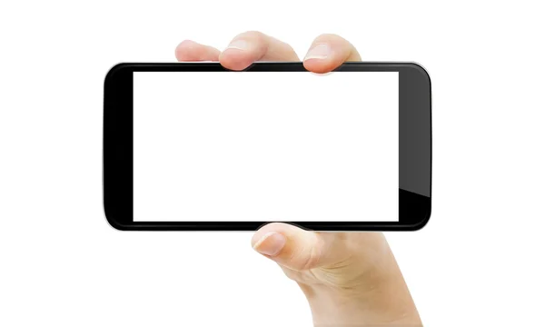 Ręka z telefonu komórkowego — Zdjęcie stockowe