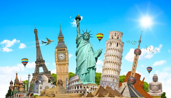 Illustration of famous monument of the world — Stock Photo, Image