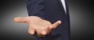 İş adamı boş el