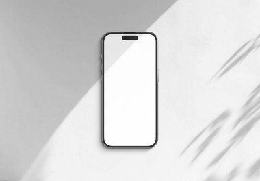 PARIS - Fransa - 29 Ekim 2025: Apple Iphone 17 gümüş rengi. Beyaz model üzerinde yumuşak gölgesi olan izole edilmiş akıllı telefon 3B görüntüleme