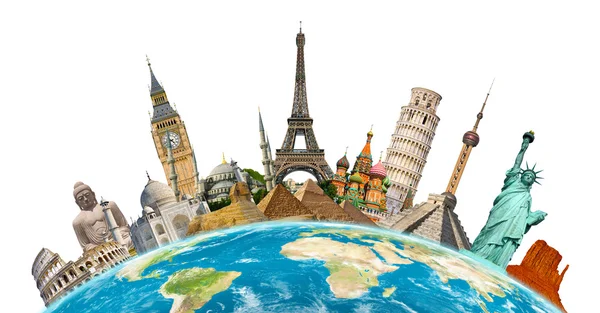 Famous monuments of the world — Stock Photo, Image