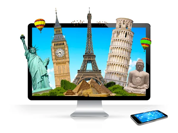 Famous monuments of the world — Stock Photo, Image