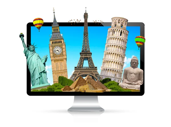 Famous monuments of the world — Stock Photo, Image