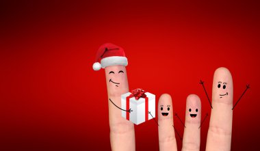 Noel için hediye arka plan