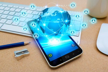 Cep telefonu ile sosyal ağ kullanma