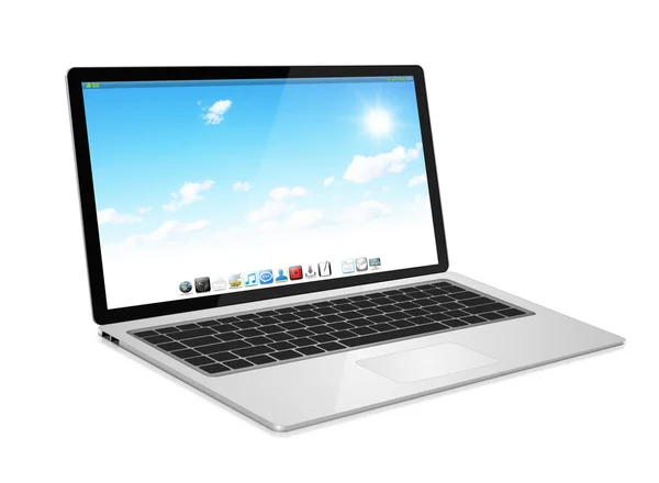 Moderner digitaler Laptop — Stockfoto