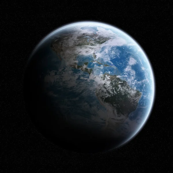 View of the planet Earth in space — Stock Photo, Image