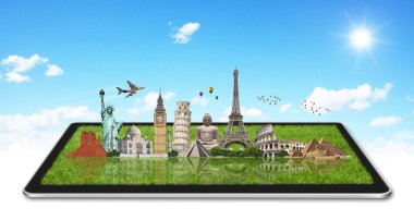 dokunsal tablet dünya anıtlar