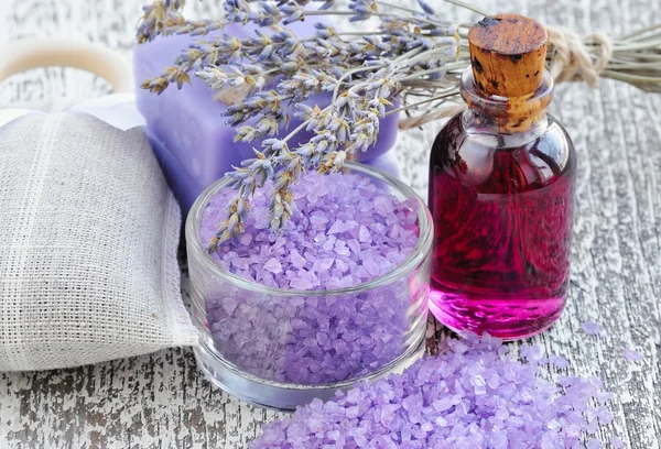 Spa de lavanda — Fotografia de Stock