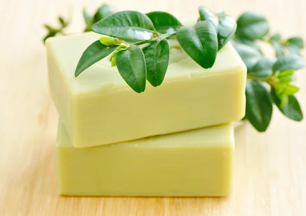 Natural handmade soap. Spa — Stock Photo, Image
