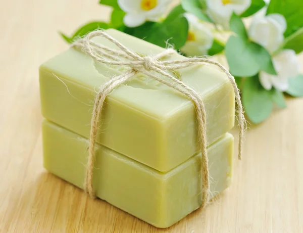 Natural handmade soap. Spa — Stock Photo, Image