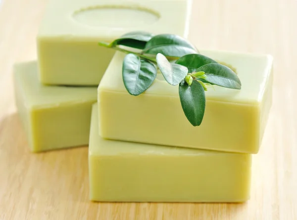 Natural handmade soap. Spa — Stock Photo, Image