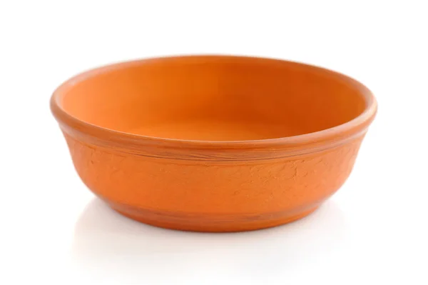 Ceramic bowl on white background — Stock Photo, Image