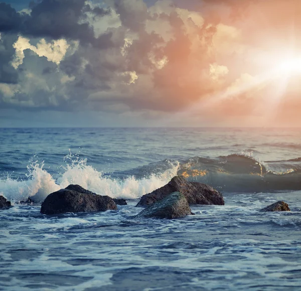 Prachtig uitzicht op zeegezicht — Stockfoto