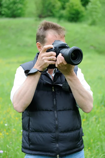 Fotógrafo profissional — Fotografia de Stock