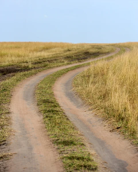 Camino a la Reserva Nacional de Kenia —  Fotos de Stock