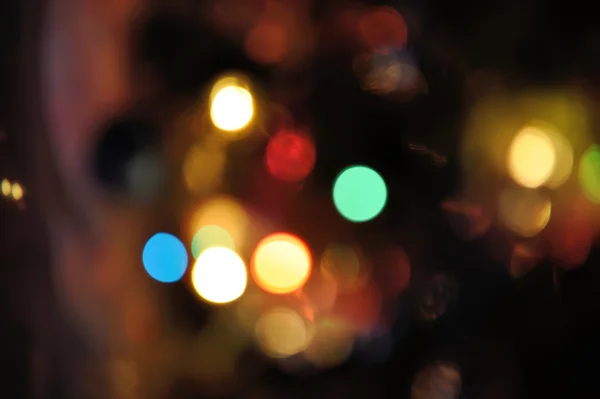 Abstract background with bokeh lights — Stock Photo, Image