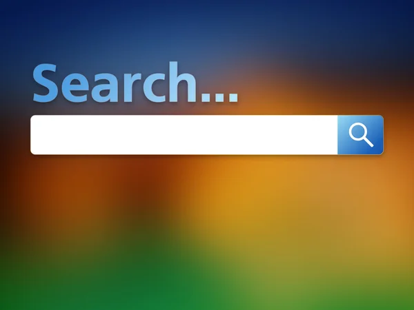 Search bar image — Stock Photo, Image