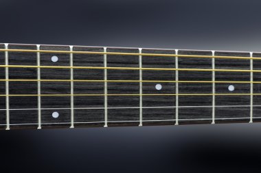 Gitar telleri ve perdeler