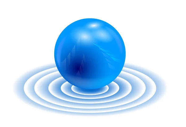 3 d - küre. Duvar kağıdı.