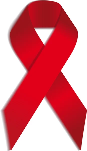 Sinal da fita do vetor AIDS ou ícone —  Vetores de Stock