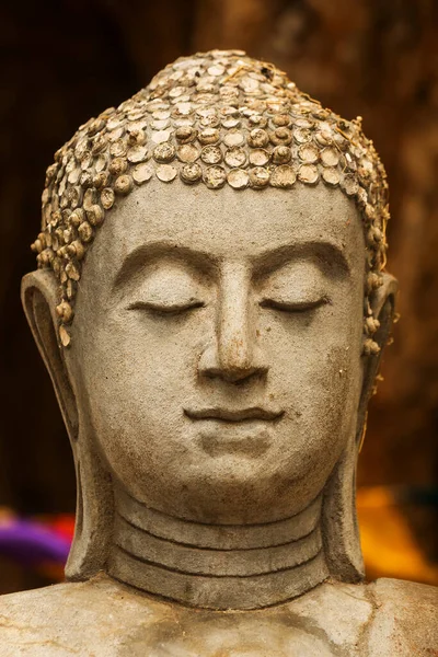 statue of Buddha portrait head
