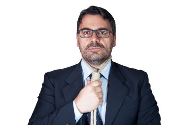 Vergi tarafından boğulmuş adam