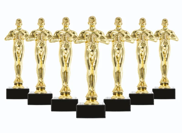 Oscar - trophée d'or — Photo