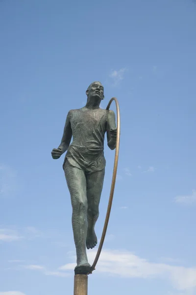 Statue of running man — Stock Photo, Image