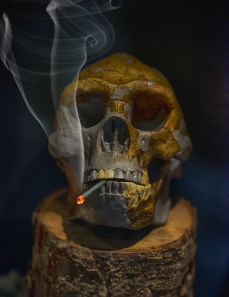 Припинення куріння попередження — стокове фото