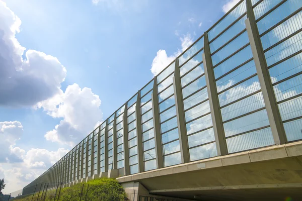 Noise barrier wall — Stock Photo, Image