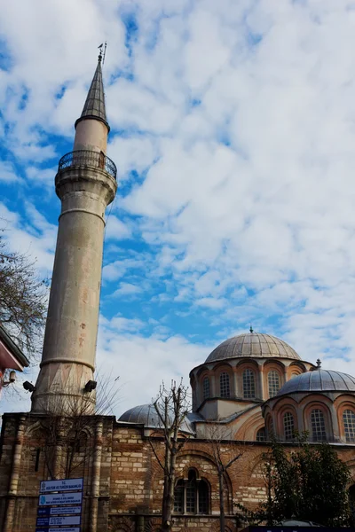 Pohled na kostel Chora nebo Kariye Camii v Istanbulu. Kariye Museum — Stock fotografie