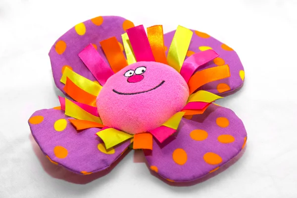 Violet flower stuffed toy — Stock Photo, Image