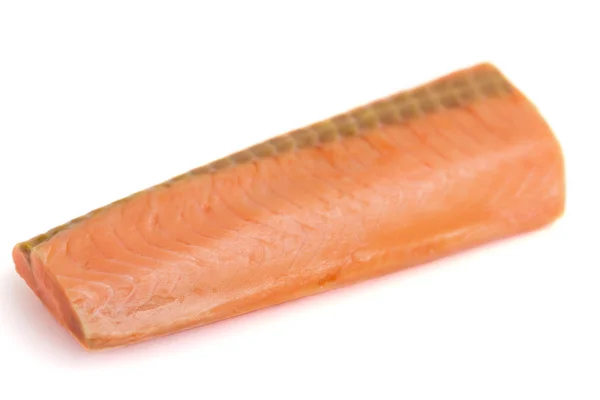 Raw salmon fillet isolated on white — Stock Photo, Image