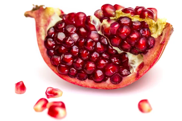 Pomegranate isolated on white background — Stock Photo, Image