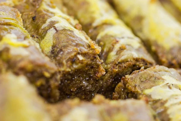 Sweet Turkish baklava — Stock Photo, Image
