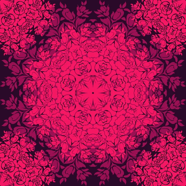 Floral fond de luxe — Image vectorielle