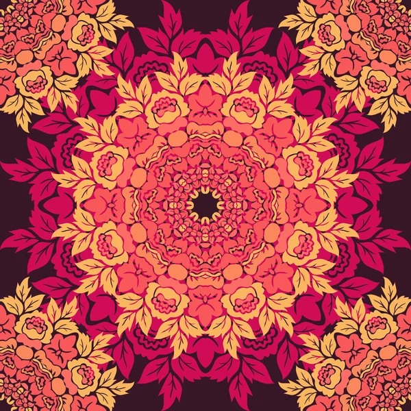 Floral fond de luxe — Image vectorielle