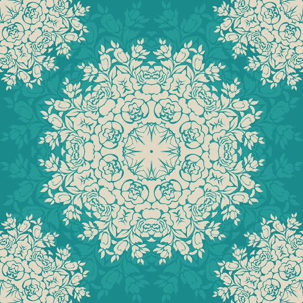 Floral fond de luxe — Image vectorielle