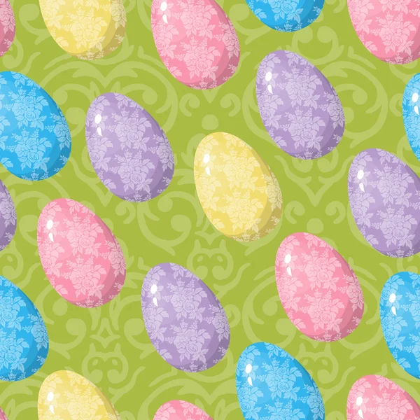 Background with Easter Eggs — Stock Vector