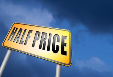 yarı fiyatına Satılık