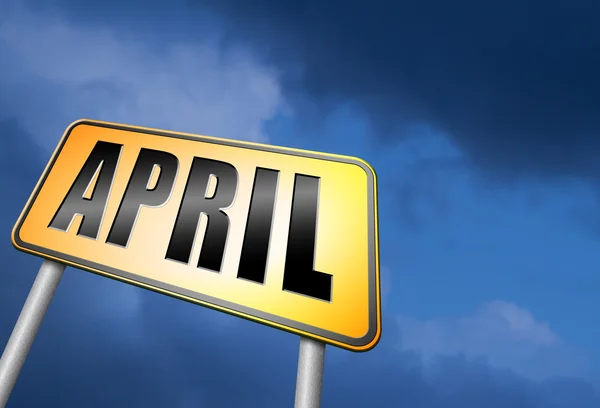 April månad våren — Stockfoto