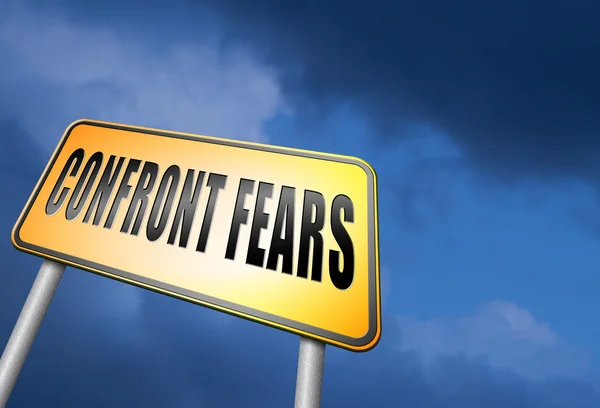 Confront your worst fears — Stock Photo, Image