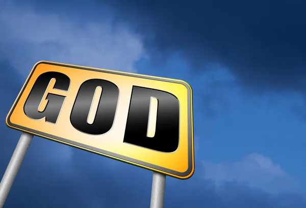 God en de zaligheid zoek weg — Stockfoto