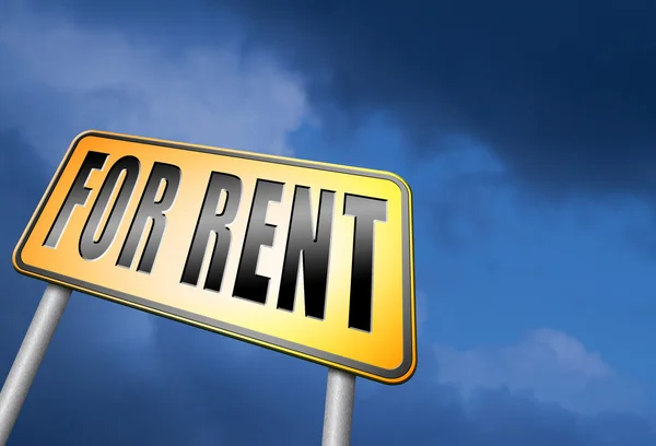 For rent sign — Stock Photo, Image