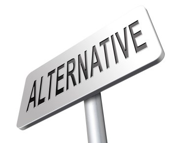 Başka seçim, yol işaret billboard.