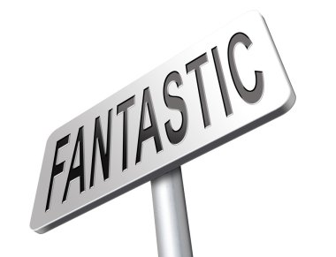 Fantastik, yol işareti billboard.