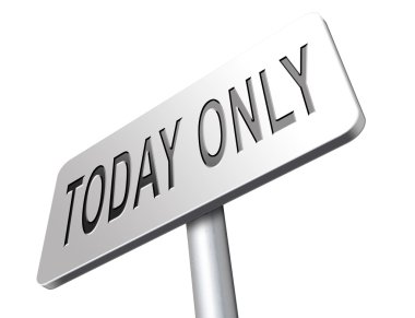 Bugün sadece işareti