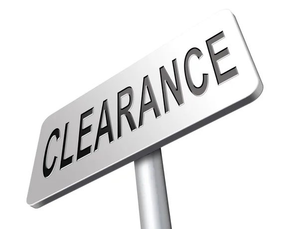 Clearance grand sale — Stock Photo, Image